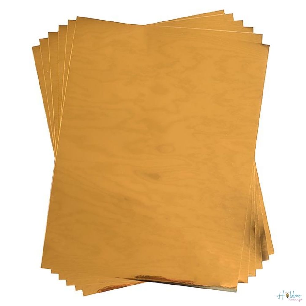 Foil Transfer Sheets Gold 8.5 x 11&quot; / Foil de Transferencia Oro Foil Silhouette