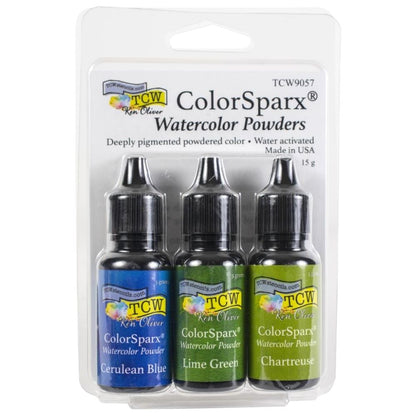 ColorSparx Watercolor Powders Poolside / Polvos de Acuarela Acuarela TCW