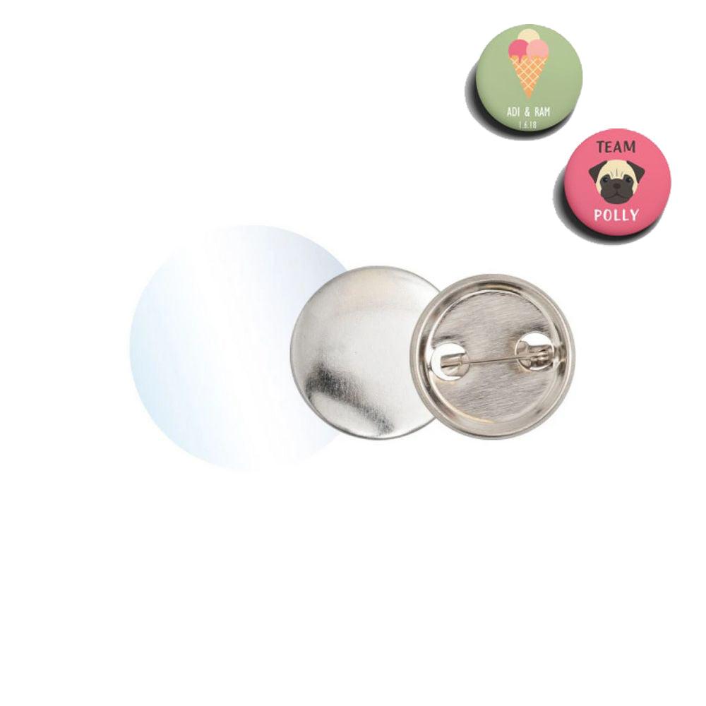 100 Button Press Small Pins Refill  / 100 Botones Pequeños Personalizables Accesorios We R Memory Keepers