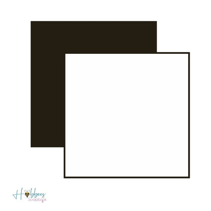 Black &amp; White Craft Paper 6x6 in / 100 Hojas de Papel Blanco y Negro Papel Colorbok