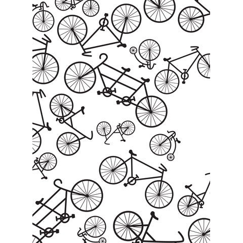 Embossing Folder Bicycle Background / Folder de Grabado Bicicletas Folders de Grabado Darice