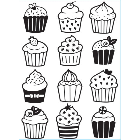 Embossing Folder Cupcake / Folder de Grabado Cupcake Folders de Grabado Darice