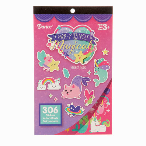 Sticker Book for Kids Magical / Libro con 306 Estampas Mágicas Descontinuado Darice