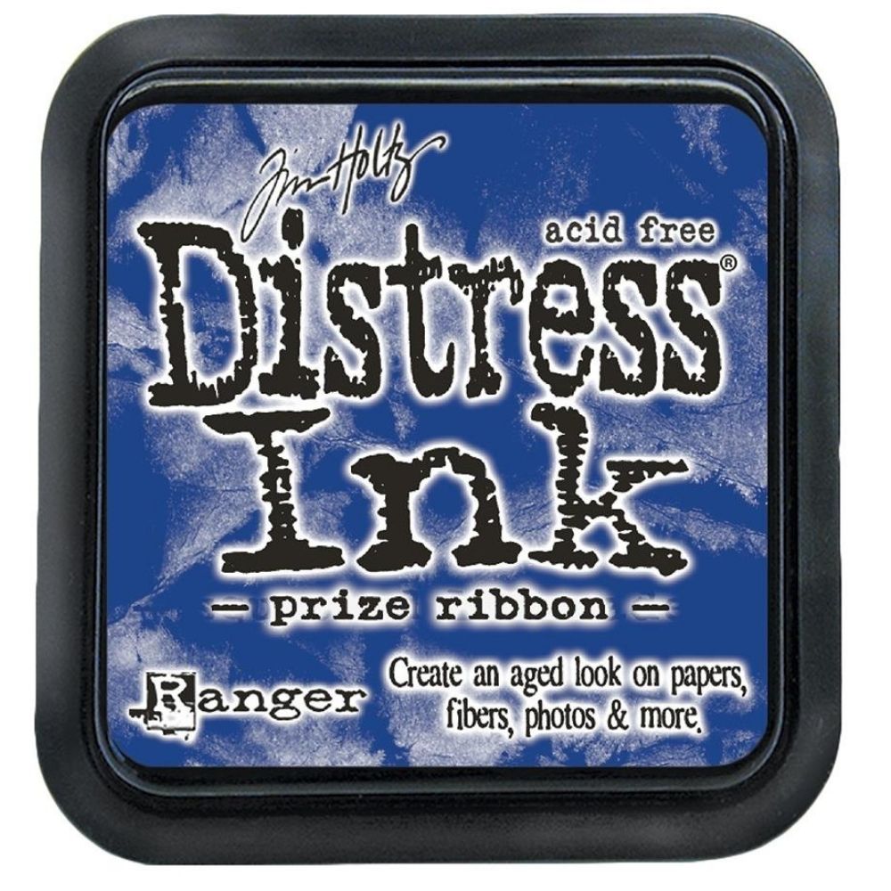 Tim Holtz Distress Ink Prize Ribbon / Tinta para Sellos Azul Tintas Ranger