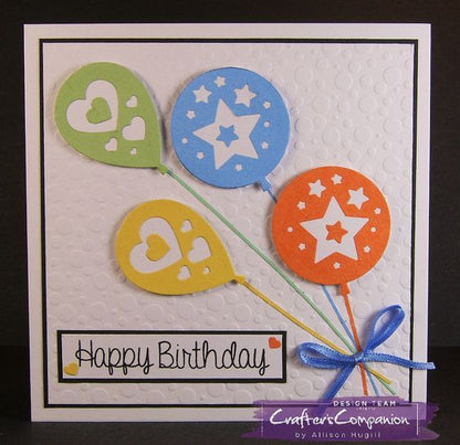 Balloon Trio Die / Suaje de Corte de Globos Descontinuado Crafter&