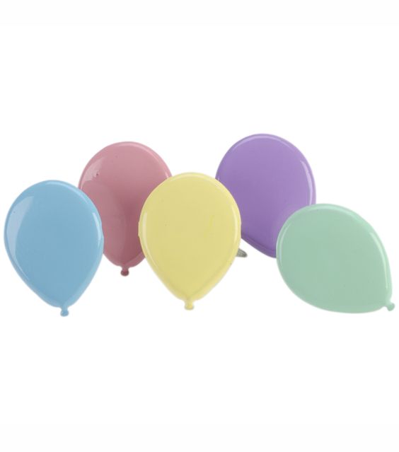 Pastel Balloon Brads / Brads de Globos de Colores Adornos / Embellishments Eyelet Outlet