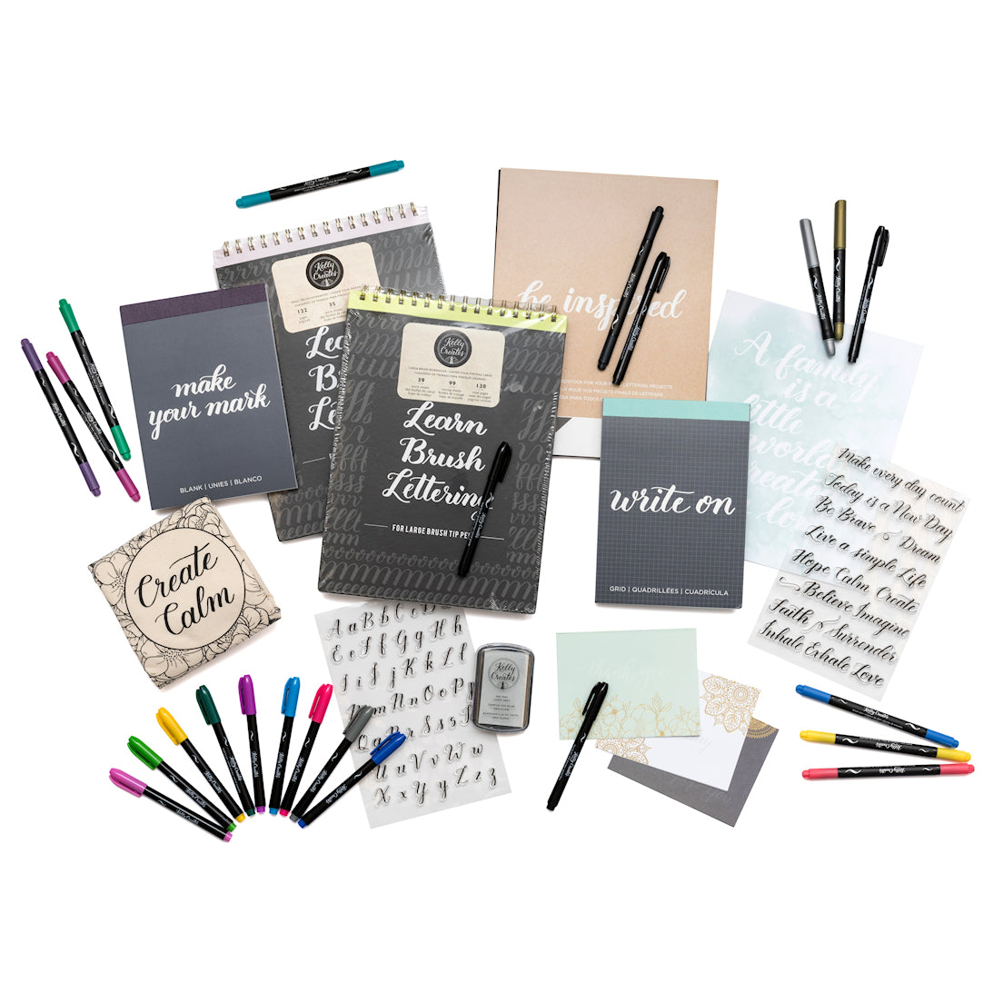 Hand Lettering with the Deluxe Lettering Kit by Kelly Creates 