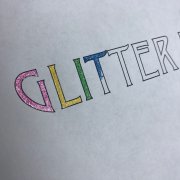 Candy Shop Glitter Gel Pens / Plumas de Gel Colores Con Brillitos Colores y Plumones American Crafts