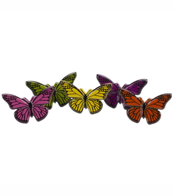 Colorful Butterflies / Brads de Mariposas de Colores Adornos / Embellishments Eyelet Outlet