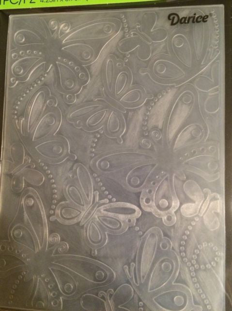 Butterflies Embossing / Folder de Grabado Mariposas Descontinuado Darice