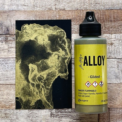 Tim Holtz Alloy Gilded / Tinta al Alcohol Metálica Tintas al Alcohol Ranger