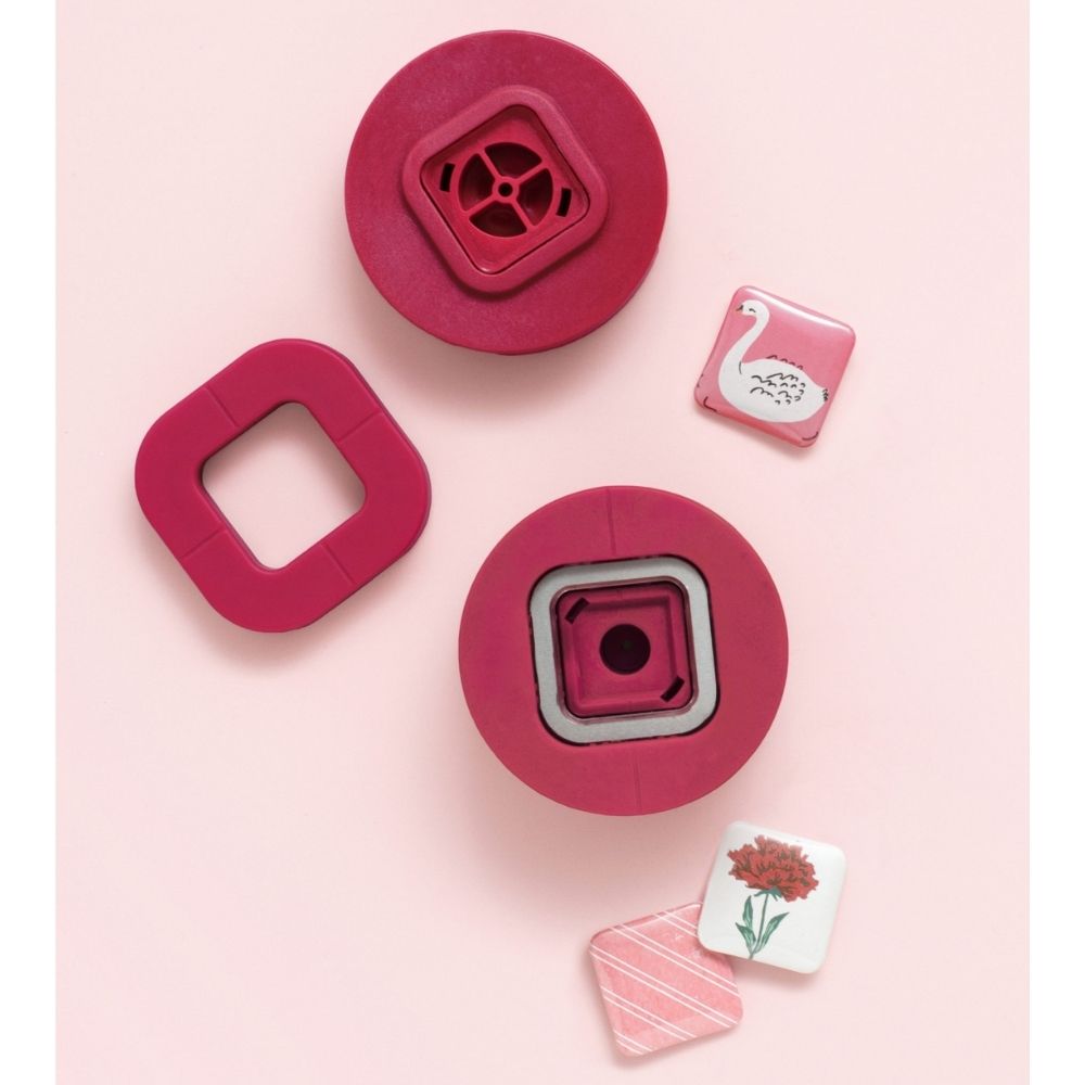 Button Press Square Insert / Adaptador Cuadrado Accesorios We R Memory Keepers