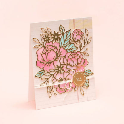 Card Front Floral Revolution Die / Suaje de Flores Dados de Corte / Suajes / Troqueles We R Memory Keepers