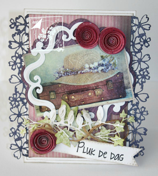 Flower Border Die / Suaje de Borde Floral Dados de Corte / Suajes / Troqueles Joy Crafts