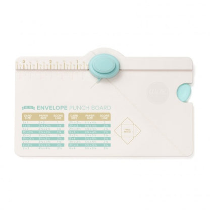 Mini Envelope Punch Board / Tablero Para Perforar Sobres Miniatura Herramientas We R Memory Keepers