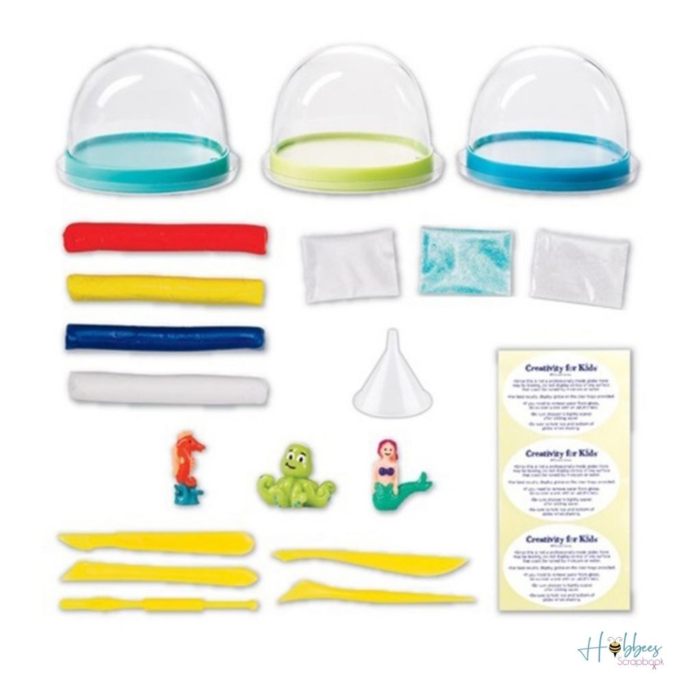 Under The Sea Water Globes / Kit para Hacer Globos Submarinos Modelado Creativity For Kids