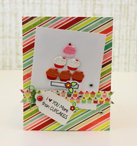 Cupcake Brads / Brads de Panquecitos Adornos / Embellishments Eyelet Outlet