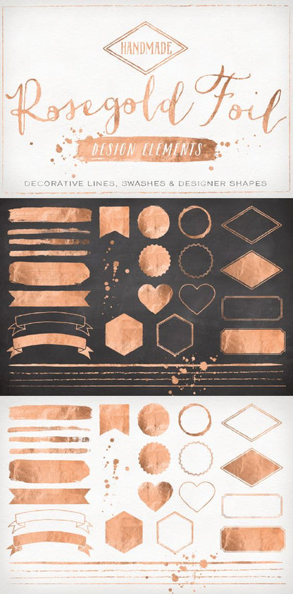 Minc Reactive Foil Rose Gold / Rollo de Papel Metalizado Oro Rosa Foil Reactivo Heidi Swapp