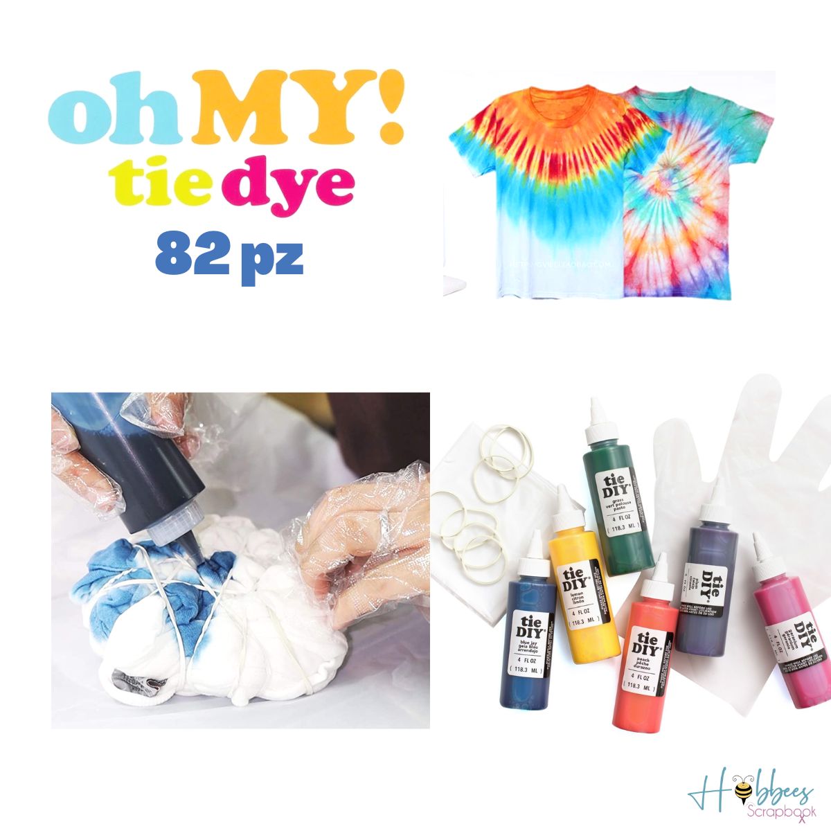 Tie Dye Kit 2oz / Kit de Teñido Textil Batik Pintura para Tela American Crafts