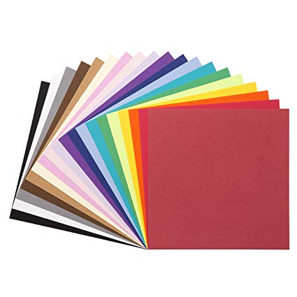 Smooth Assorted Paper / 100 Hojas de Cartulina de Colores 6x6 Descontinuado Core&