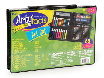 Artyfacts Portable Art Studio 68 Pieces / Set de Pintura Principiantes Descontinuado Darice