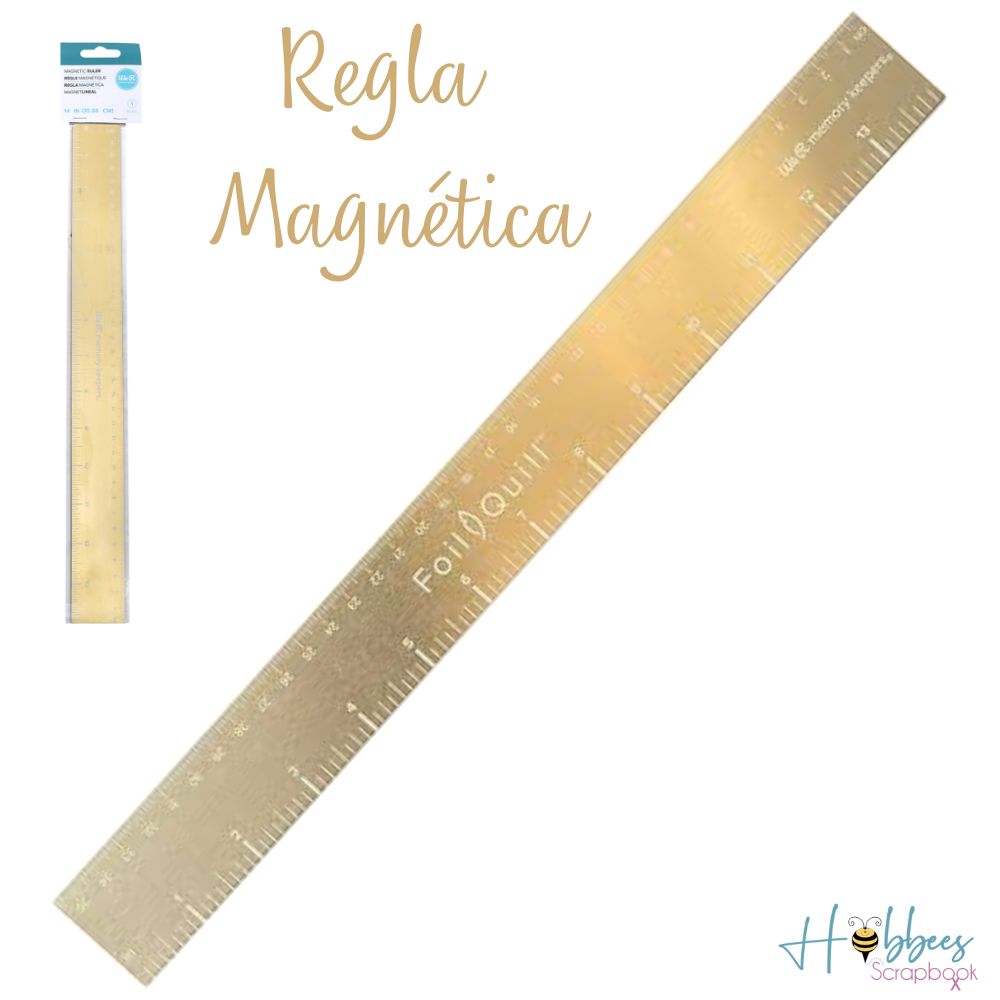 Foil Quill Magnetic Ruler / Regla Magnética para Foil Quill Herramientas We R Memory Keepers