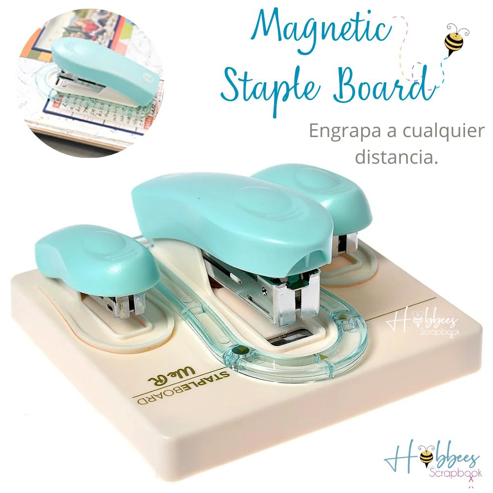 Magnetic Staple Board / Engrapadora Magnética Triple Herramientas We R Memory Keepers