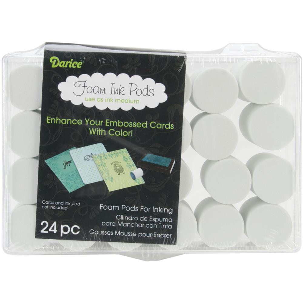 Foam Ink Pods / 24 Aplicadores de Tinta Daubers Darice