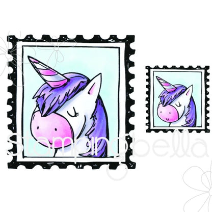 Put A Stamp On It Bernie Stamps / Sellos de Goma Cling de Unicornio Sellos Stamping Bella