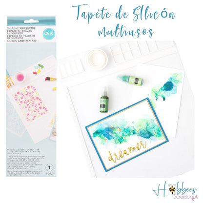 Silicone Workspace &amp; Stencil Mat 12&quot; / Tapete de Trabajo 30.5 cm Tapetes, Mats We R Memory Keepers