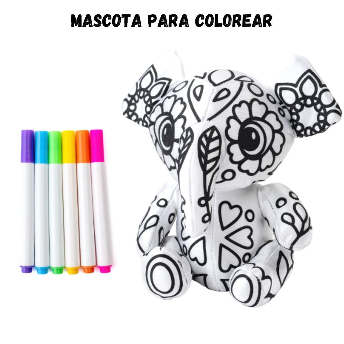 Make it Colorful Elephant / Colorea tu Elefante Regalos Colorbok