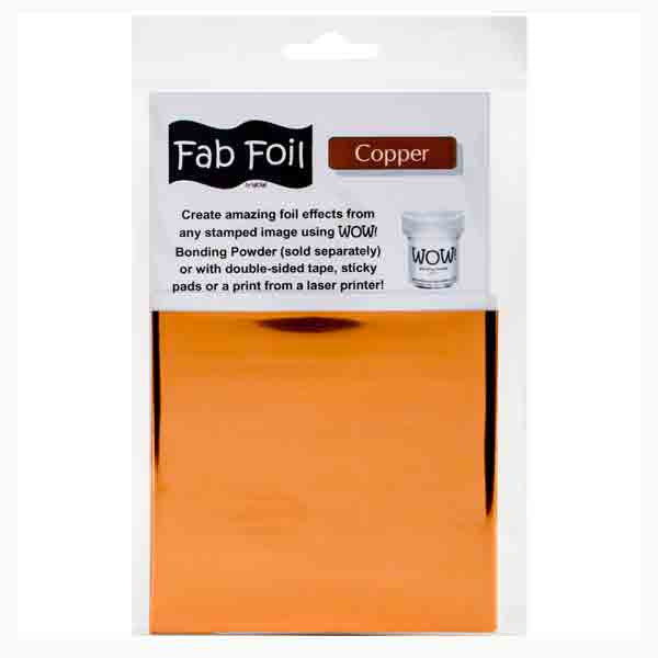 Copper Fab Foil / Papel Metalizado Cobre Foil Wow!