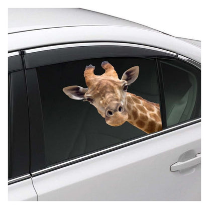 Joy Riders Giraffe Window Cling / Cling Adherible para Ventanas Jirafa Stickers Colorbok