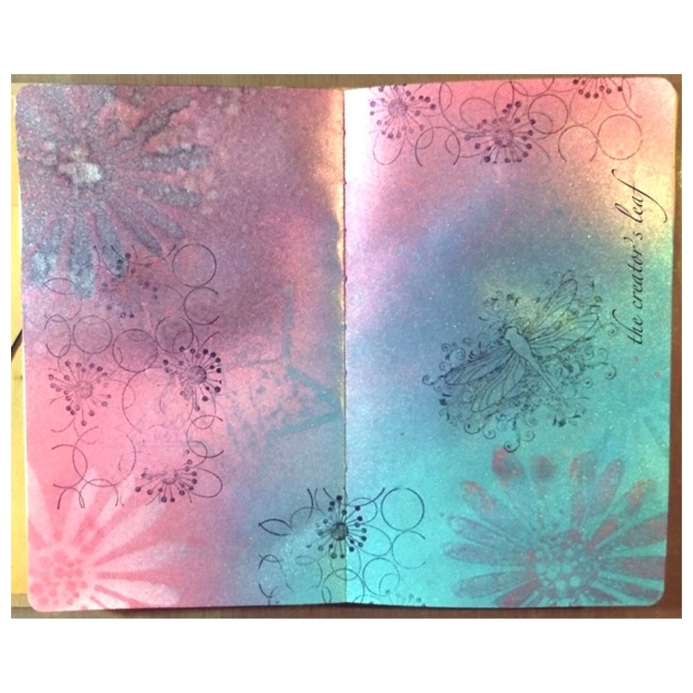 Color Shine Pack 1  / Kit de 6 Tintas en Spray con Brillitos Pintura y Medios Mixtos Heidi Swapp