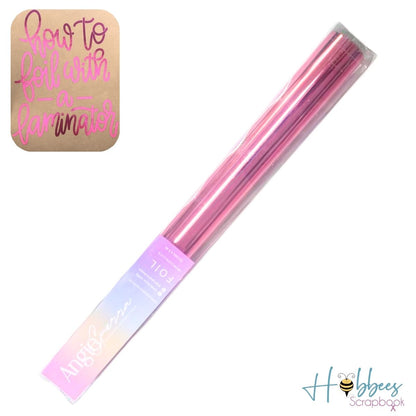 Foil para Tinta Toner Baby Pink 10m. Foil Reactivo Angie Guerra