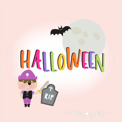 Kit de Papel Cartulina Halloween Papel Memory Kits