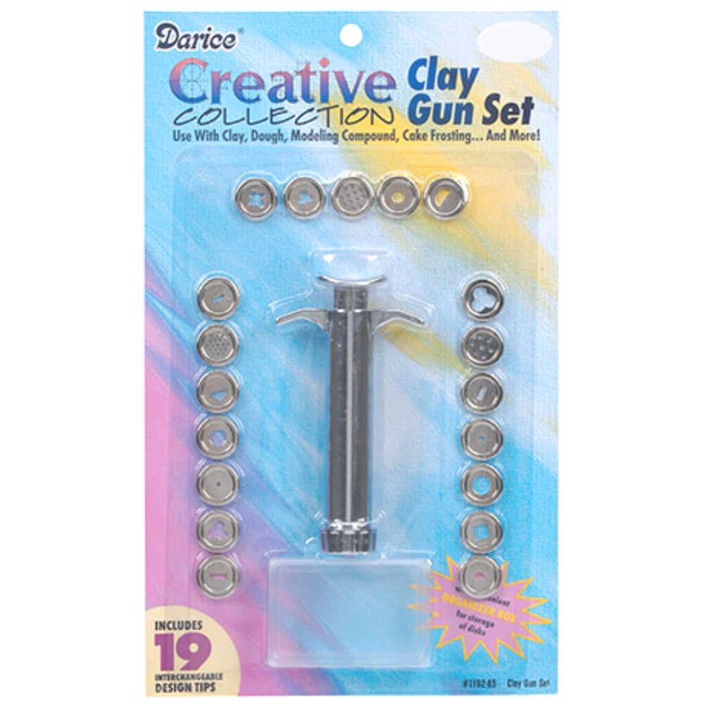 Clay Extruder Gun / Duya Extrusora con 18 Discos Herramientas Descontinuado