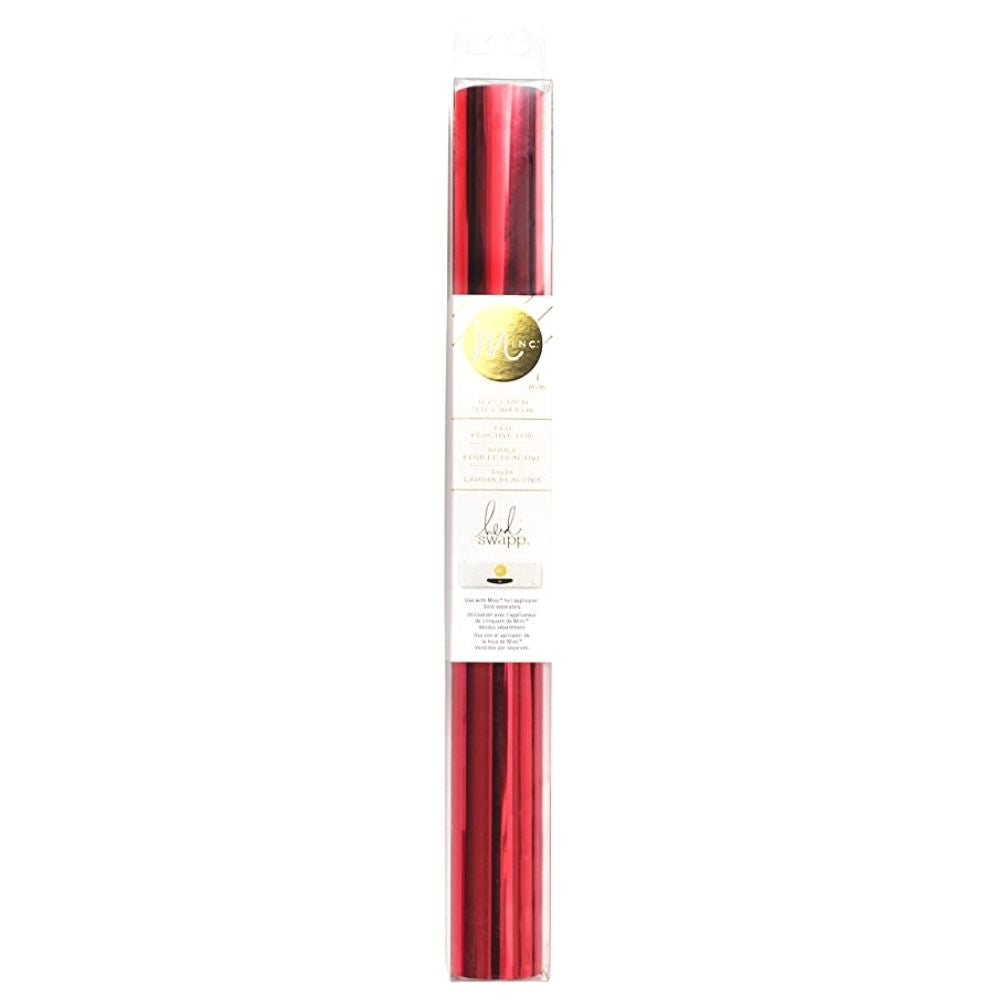 Minc Red Reactive Foil / Rollo de Papel Metalizado Rojo Foil Heidi Swapp