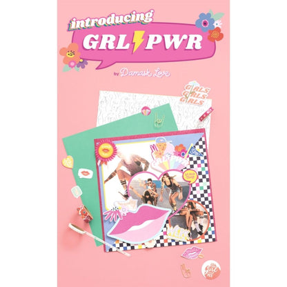 GRL PWR Paper Pad / Block de Papel Decorado Girl Power Papel Damask Love