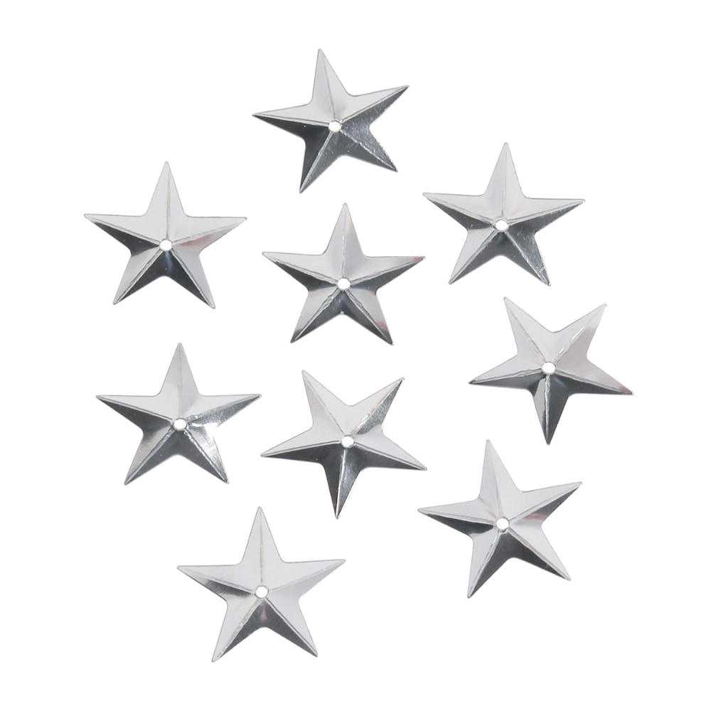 Star Sequins Silver / Lentejuelas de Estrellas Plateadas Adornos / Embellishments Darice