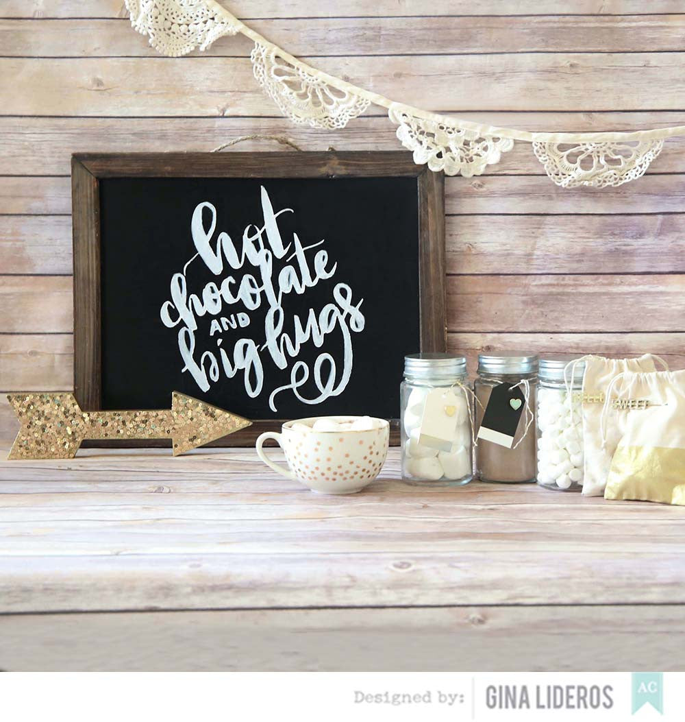 Chalkboard Kit / Pizarrón con Rotuladores Herramientas American Crafts