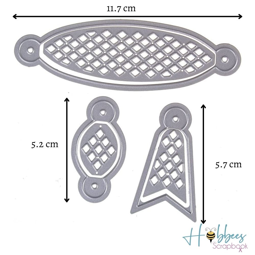 Suajes para Moño Calado Dados de Corte / Suajes / Troqueles Hobbees