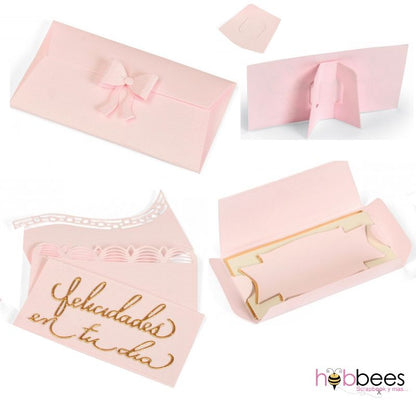 Thinlits Nameplate Die / Suajes de Moño Tarjeta Personalizble Dados de Corte / Suajes / Troqueles Sizzix