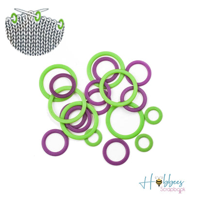 Soft Stitch Ring Markers / Anillos Flexibles para Marcar Puntos Tejido Clover