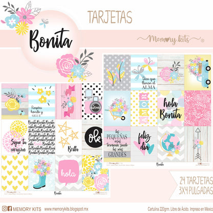 Kit de Papel Cartulina Bonita Papel Memory Kits