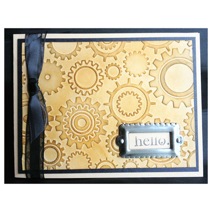 Steampunk Gears Embossing Folder / Folder de Grabado Engranes Folders de Grabado Darice