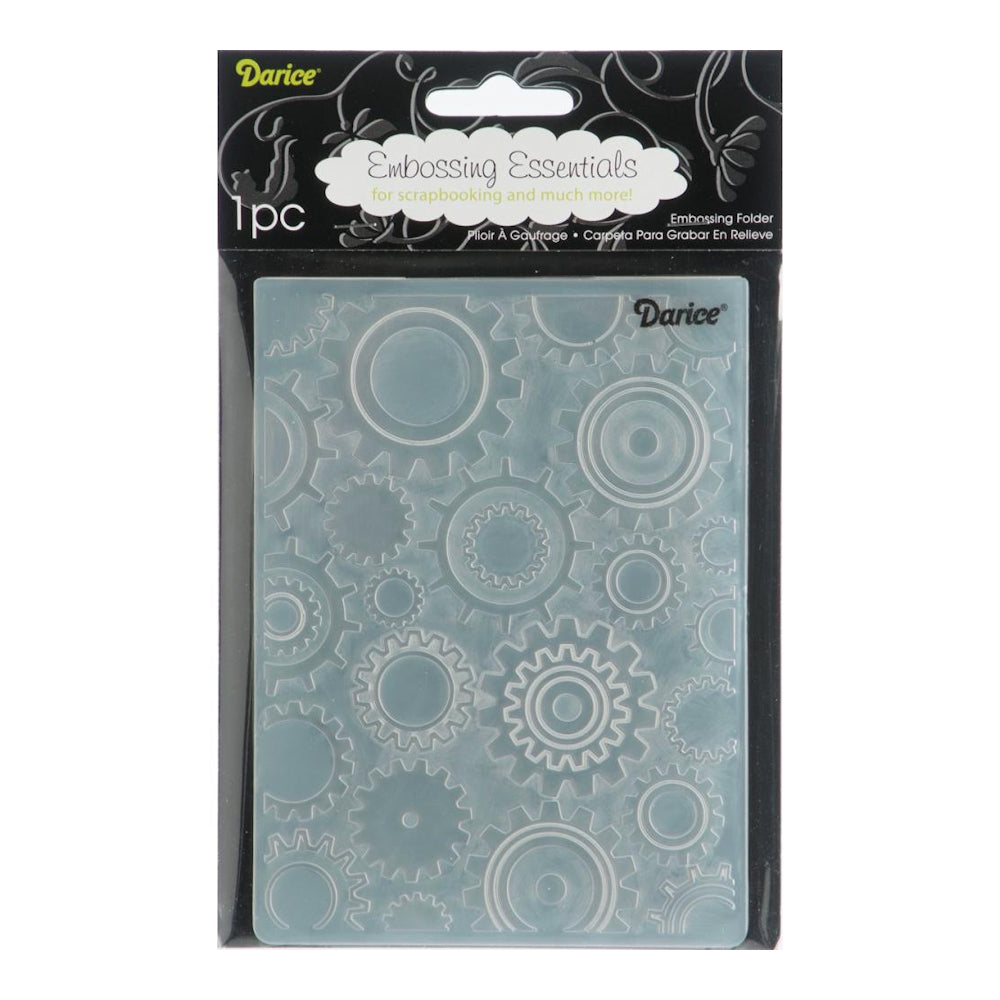 Steampunk Gears Embossing Folder / Folder de Grabado Engranes Folders de Grabado Darice