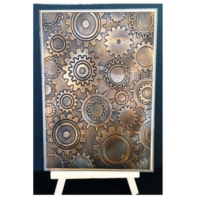 Steampunk Gears Embossing Folder / Folder de Grabado Engranes Folders de Grabado Darice