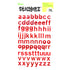 Glitter Alphabet Stickers /  Estampas de Alfabeto Stickers Darice