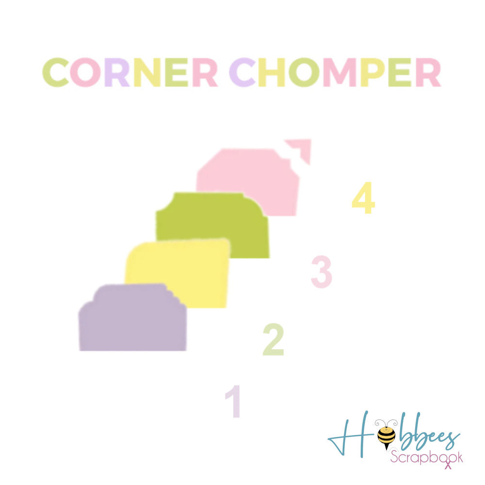 Scrapbook Perforadora Corner Chomper Redondeadora Esquinas - Hobbees